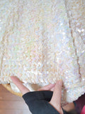 1970s Iridescent Sportaville sequin evening jacket - Small