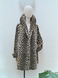 1950s Leopard print coat - Medium