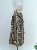 1950s Leopard print coat - Medium