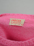 1960s Jaeger wool sweater top - Small Medium