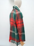 1960s Plaid blanket jacket - Small Medium Large