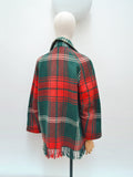 1960s Plaid blanket jacket - Small Medium Large