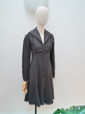 1970s Jean Varon crepe dress - Extra small