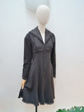 1970s Jean Varon crepe dress - Extra small