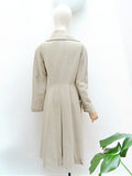 1950s Woollen princess coat - Small