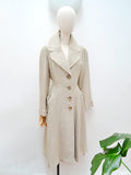 1950s Woollen princess coat - Small