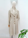 1950s Woollen princess coat - Small