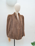 1940s Llama pile jacket - Small