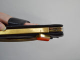 1940s Leather & bakelite handbag