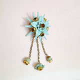 1940s Haskell style drop brooch