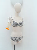 1960s 70s Silhouette Sunsoakers cotton bikini -Extra X small