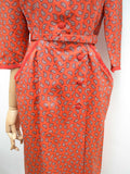 1950s Wrap front shirt dress - Extra small