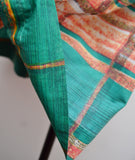 1950s Striped cotton day skirt - Small