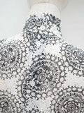 1970s Regency style lace blouse - Extra small Small