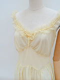 1940s Kayser Bondor full length nightgown - Small