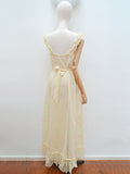 1940s Kayser Bondor full length nightgown - Small