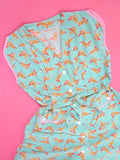 1970s Soviet 'Superbowl' print dress - Medium