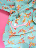 1970s Soviet 'Superbowl' print dress - Medium