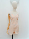 1930s Floral rayon teddy - Small