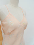 1930s Floral rayon teddy - Small