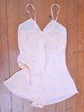 1930s Floral rayon teddy - Small