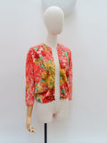 1960s Hand printed Darlene cardigan - Medium