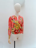 1960s Hand printed Darlene cardigan - Medium