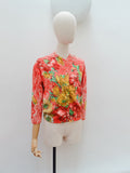 1960s Hand printed Darlene cardigan - Medium