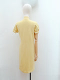 1960s Tricosa wool jersey fitted dress - Small