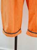 1950s Zip front clam digger jumpsuit