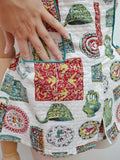 1950s Novelty print swim set - Extra small Small