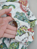 1950s Novelty print swim set - Extra small Small
