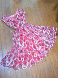 1950s Nylon full skirt dress - Large