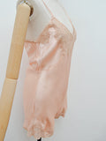 1930s Silk & lace teddy - Small