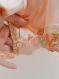 1930s Silk & lace teddy - Small