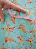 1970s Soviet 'Superbowl' print dress - Medium