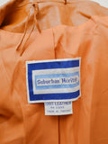 1970s Woven leather belted jacket - Small