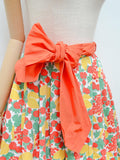 1950s Fruit print cotton Sportaville skirt - Extra Small