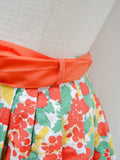 1950s Fruit print cotton Sportaville skirt - Extra Small