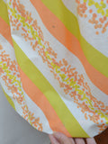 1950s Sherbert stripe cotton dress - Extra small