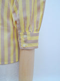 1950s 60s Bow neck day blouse - Small