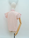 1950s Cotton loose blouse - Medium