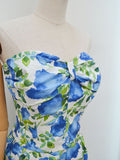 1950s Cotton two piece sun set - Large X L