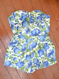 1950s Cotton two piece sun set - Large X L