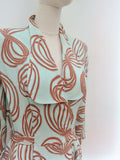 1940s Housecoat or wrap dress - Extra large