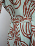 1940s Housecoat or wrap dress - Extra large