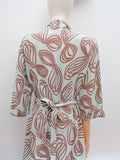 1940s Housecoat or wrap dress - Extra large
