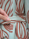1940s Housecoat or wrap dress - Extra large