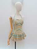 1950s Skirted swimsuit - Extra small Small