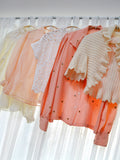 1930s Knitted bolero / bedjacket - Extra small